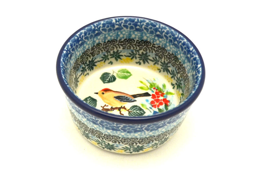 *CA Polish Pottery Ramekin -2"H x 3 3/4"W 409-U5098