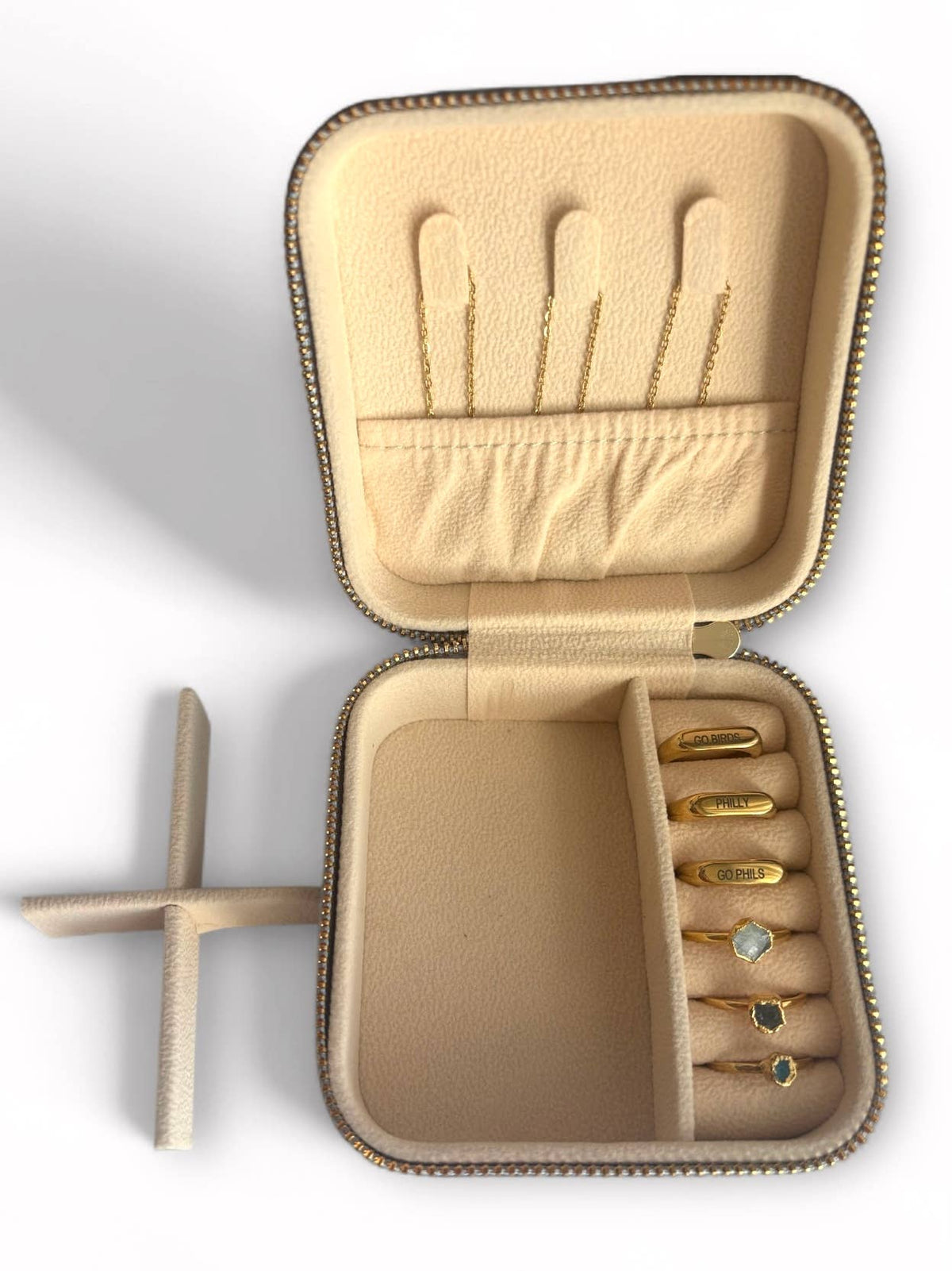+GeoMetricGem - Philadelphia Baseball Mascot Jewelry Travel Case Box