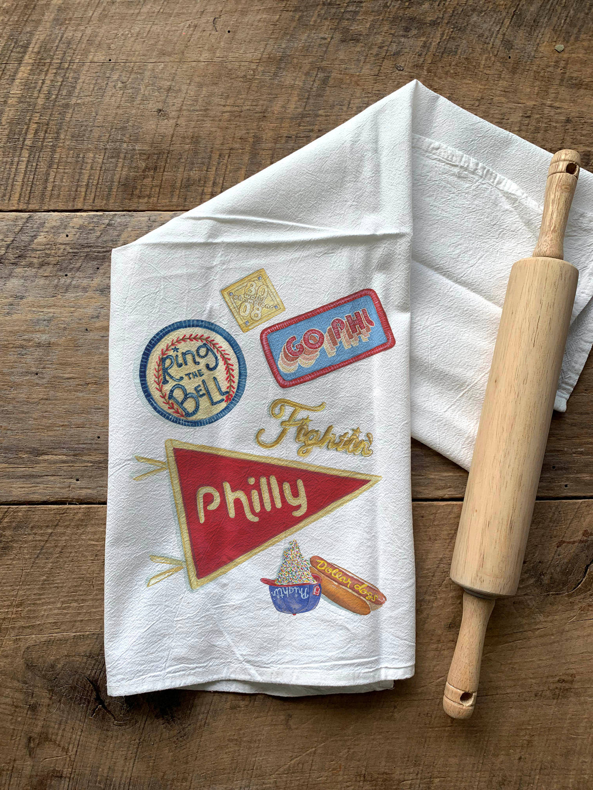 +Meadowbrook Lane - Philly Baseball Fan Flour Sack Towel