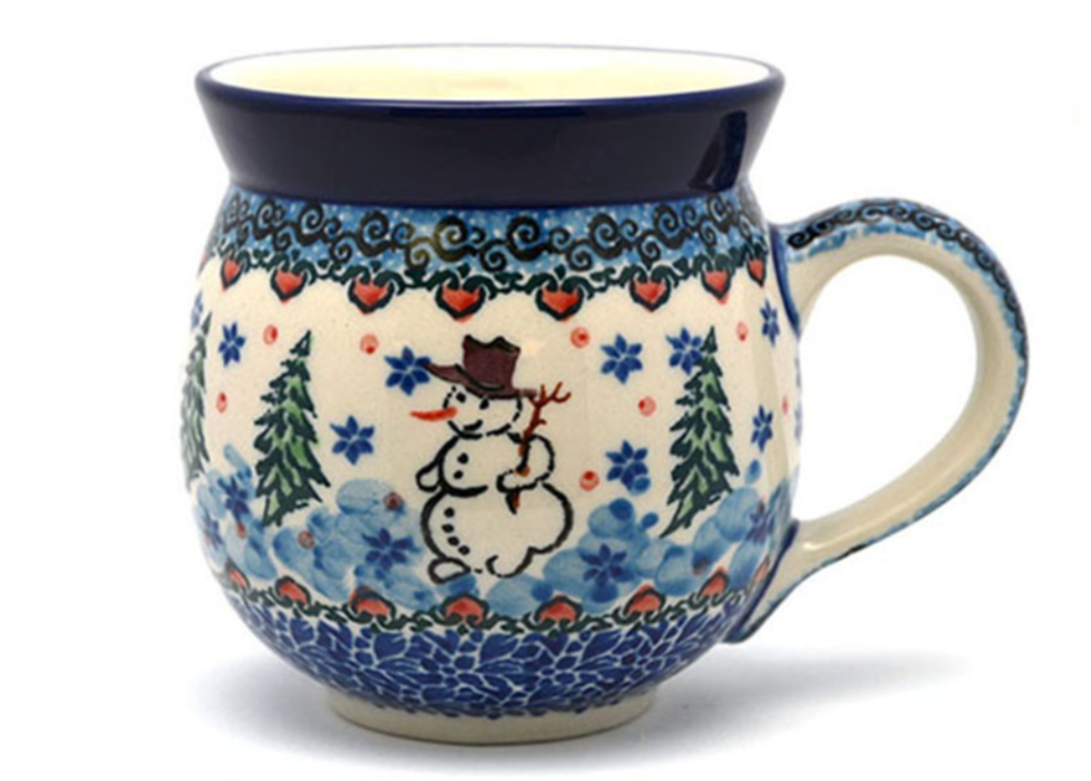 *CA Polish Pottery Mug - 11 oz. Bubble -070- U4661