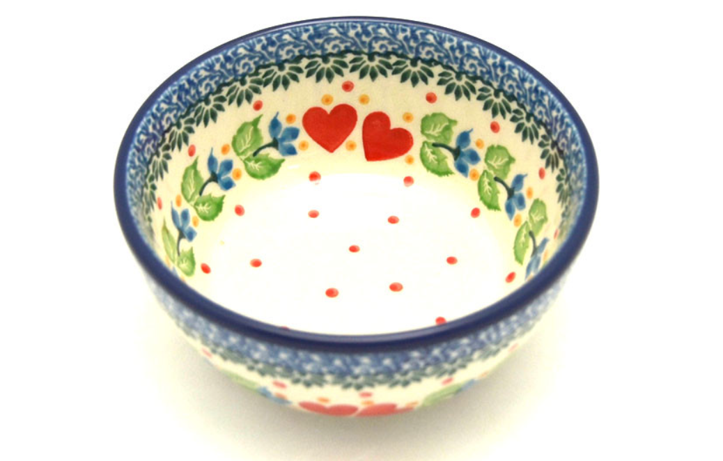 *CA Polish Pottery Bowl - Ice Cream/Dessert - Pattern 2732
