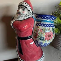 Vena Polish Pottery Santa Claus