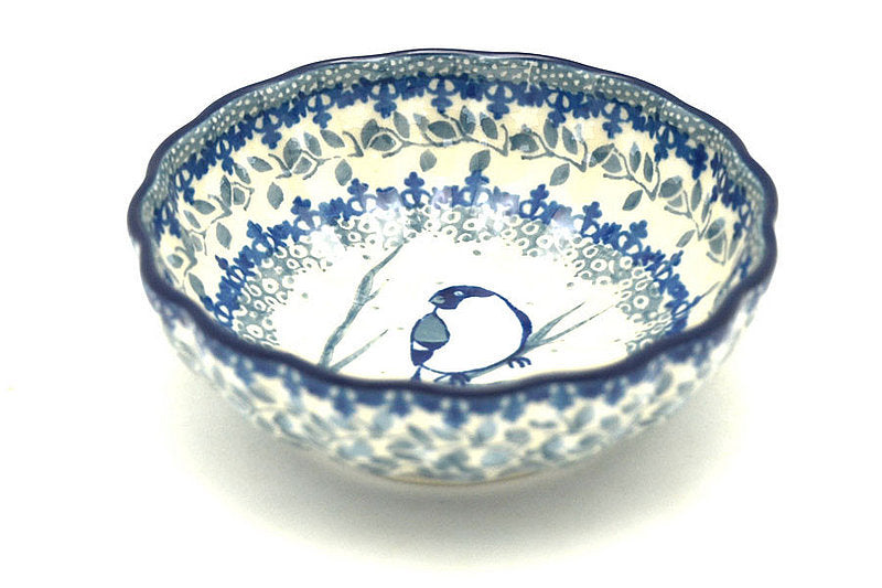 *CA Polish Pottery small scalloped bowl- 023-U4830