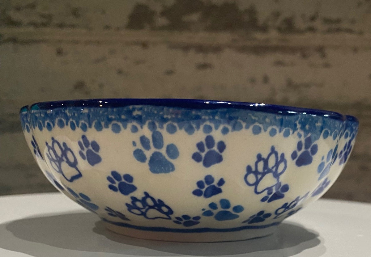 *CA Polish Pottery Bowl - Shallow Scalloped - Small 023-1771X