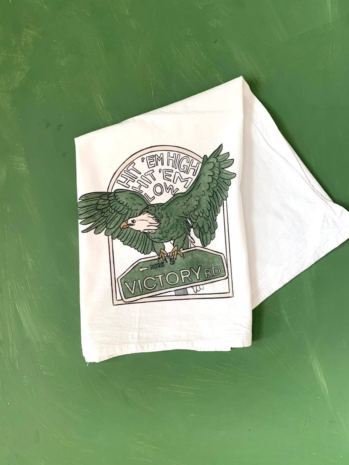 +Meadowbrook Lane - Philly Hit em High Eagle Fan Flour Sack Towel