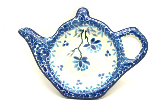 *CA Polish Pottery Tea Bag Holder  766-2524X