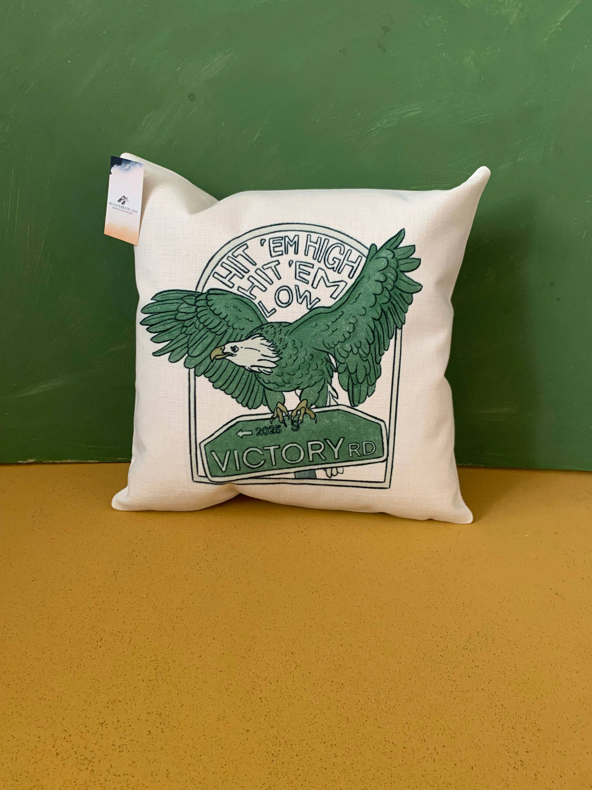 +Meadowbrook Lane - Philly Hit em High Eagle Pillow Case