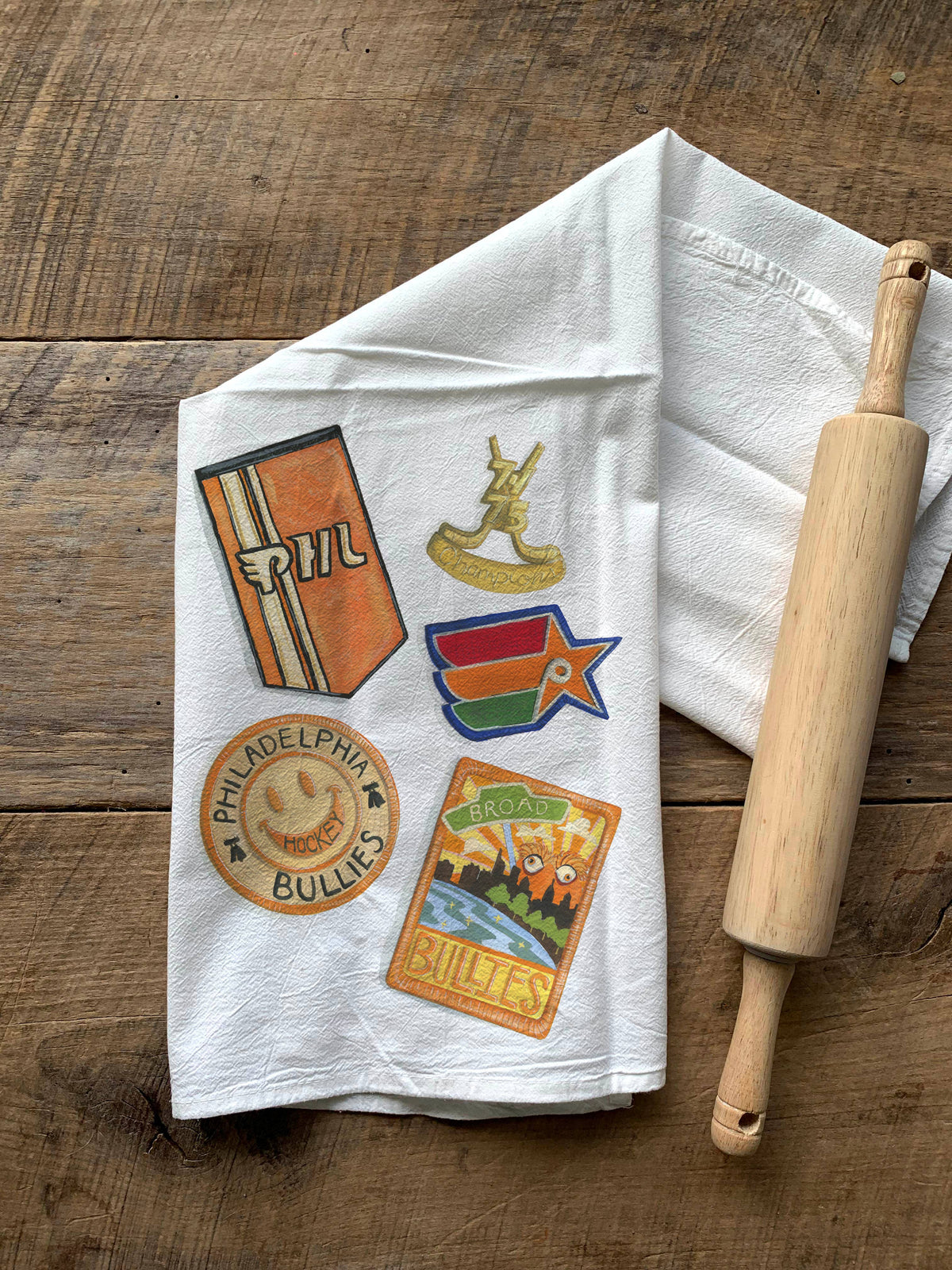 +Meadowbrook Lane - Philly Hockey Fan Flour Sack Towel