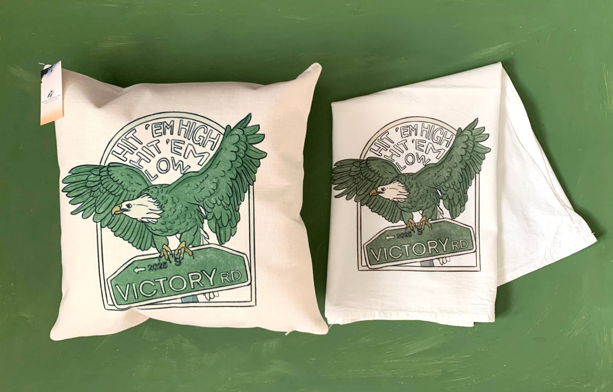 +Meadowbrook Lane - Philly Hit em High Eagle Pillow Case