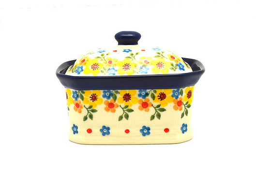 *CA Polish Pottery Covered Container - 385-2225