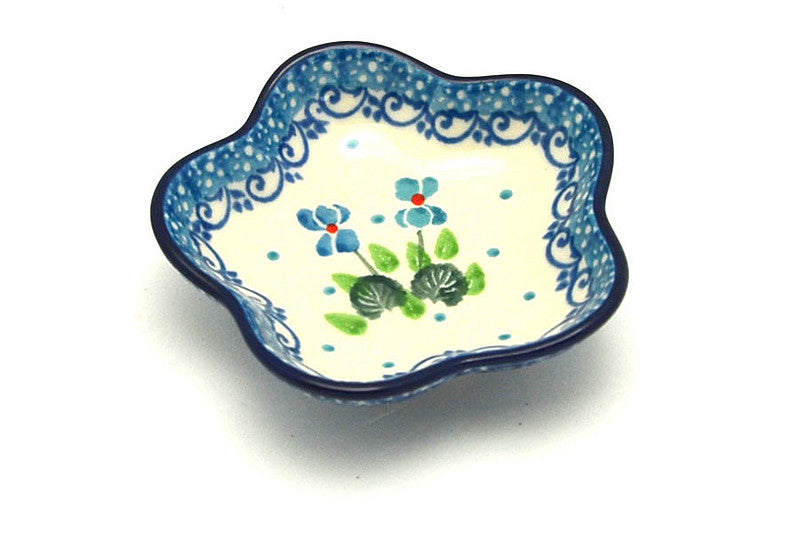 *CA Polish Pottery Petal Bowl 3.5" G80-2668X