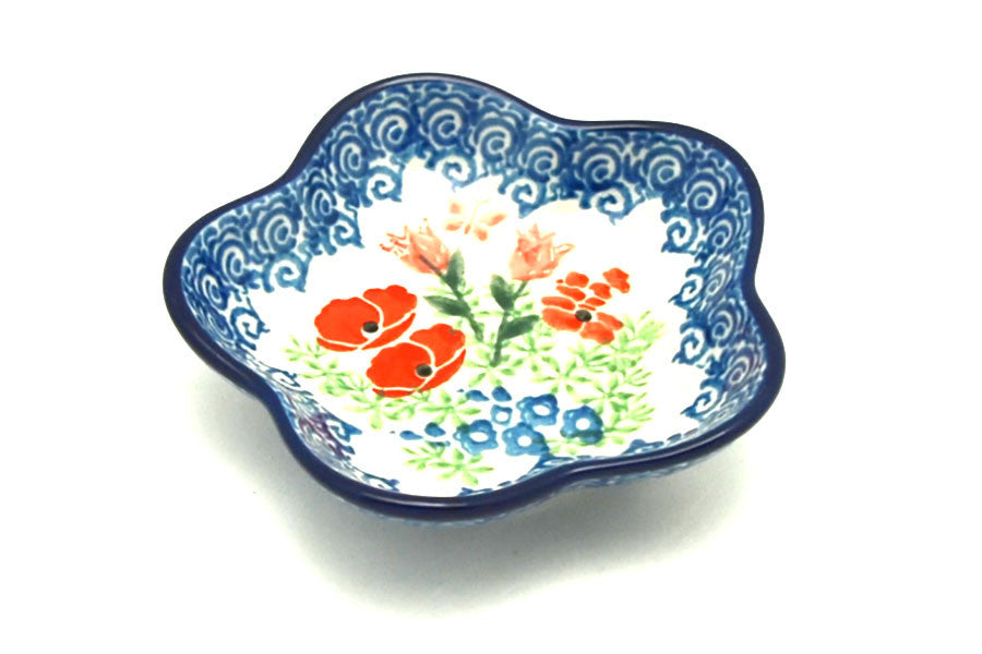 *CA Polish Pottery Petal Bowl 3.5"  G80-3220X