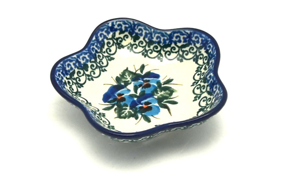 *CA Polish Pottery Petal Bowl 3.5"-G80-2273X
