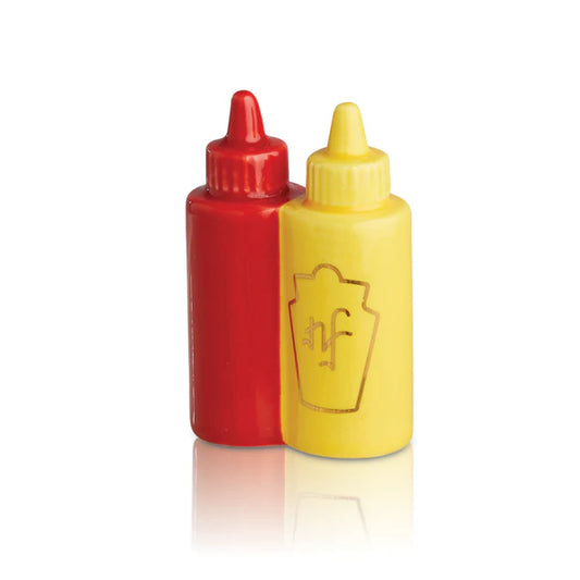 Nora Fleming Mini Main Squeeze (ketchup and mustard) A230