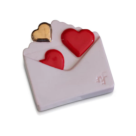 Nora Fleming Mini Love Notes (hearts in envelope)-A297