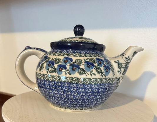 *CA Polish Pottery Teapot 1 1/4QT ~ 060-2273