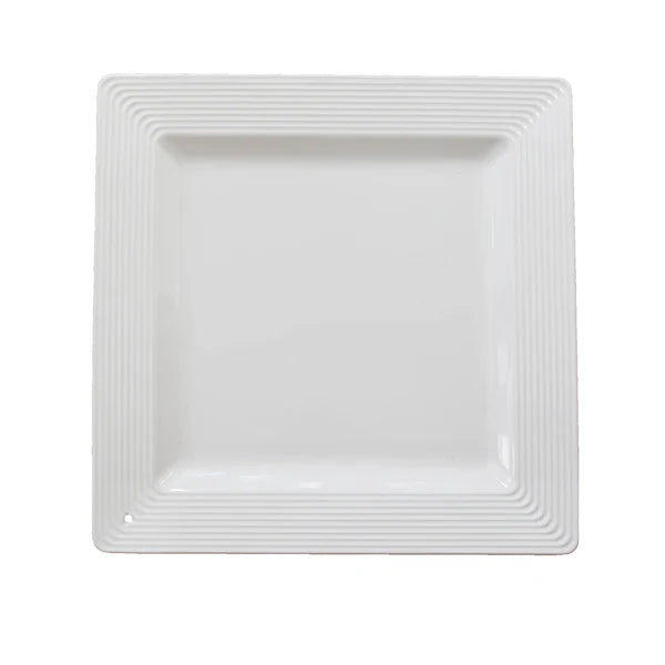 Nora Fleming Square Platter Pinstripes K9
