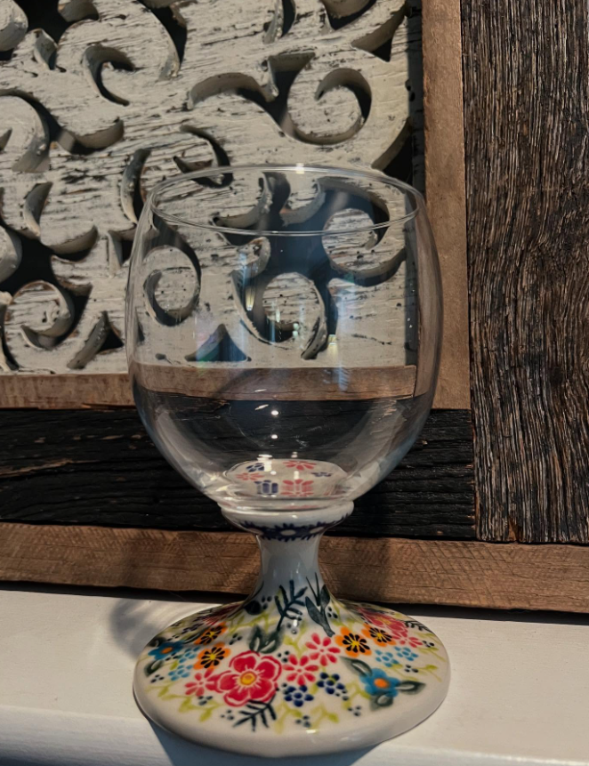 Vena Polish Pottery Wine Glasses