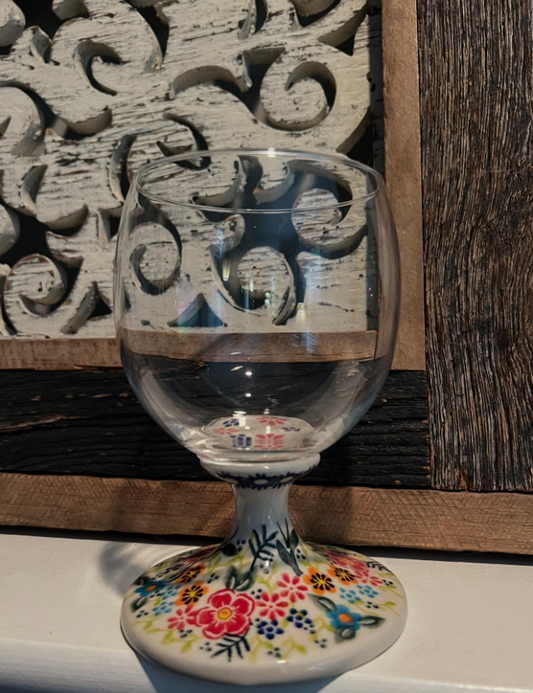 Vena Polish Pottery Wine Glasses
