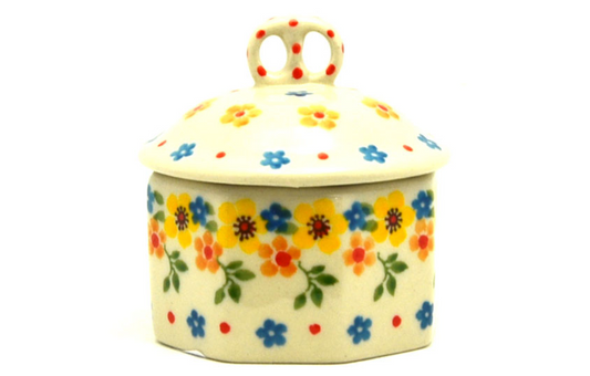 Polish Pottery Trinket Box - Buttercup