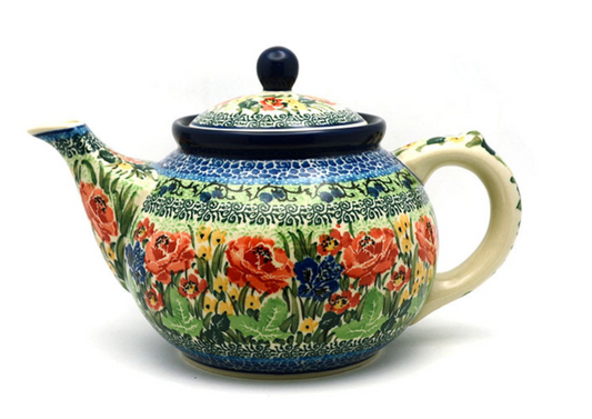 *CA Polish Pottery Teapot - 1 1/4 qt. - 060-U4400