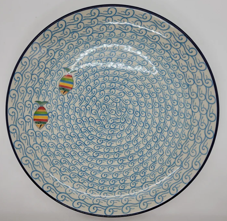 *CA Polish Pottery Plate ~ Dinner ~ 10 inch ~ 257-2540X