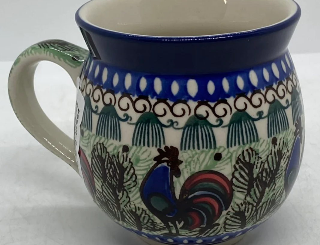 *CA Polish Pottery Bubble Mug 11 oz. -070-U2664