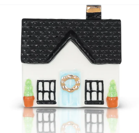 Nora Fleming Mini Home Sweet Home (black and white house)
