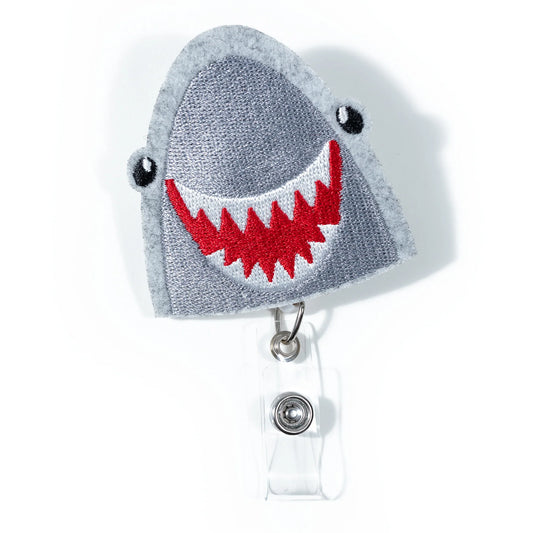 Nurseology Badge Holder Shark