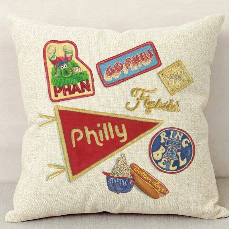 Meadowbrook Lane - Phillies Fan Pillow Case