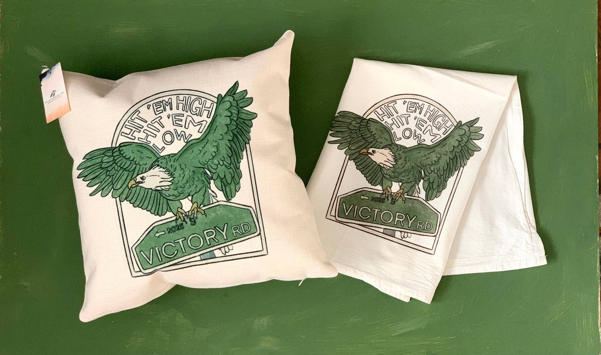 +Meadowbrook Lane - Philly Hit em High Eagle Pillow Case