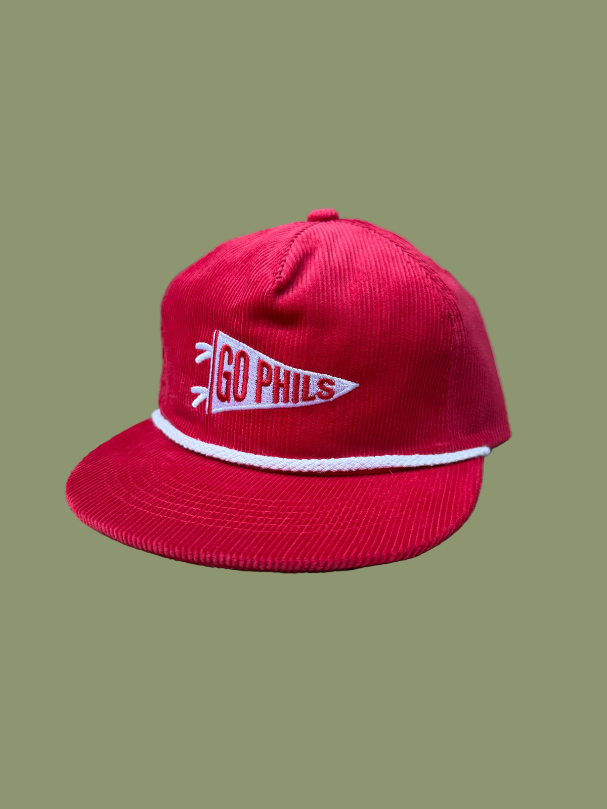 +Dainty Studios - Philly Baseball Pennant Corduroy Hat