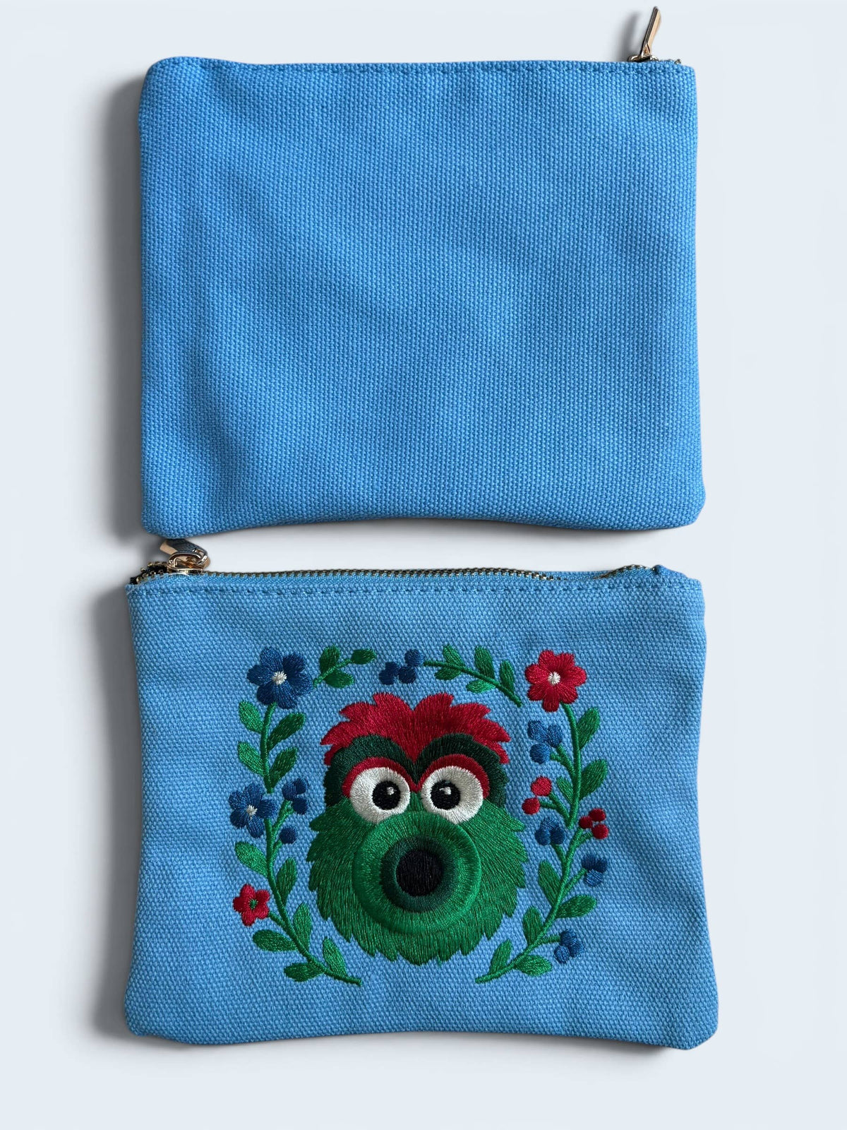 +GeoMetricGem - Baseball Mascot Embroidered Pouch Wallet Philadelphia Philly