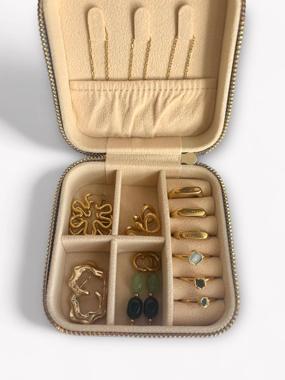 +GeoMetricGem - Philadelphia Baseball Mascot Jewelry Travel Case Box