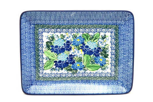 *CA Polish Pottery Platter Rectangular Tray 111-U5138