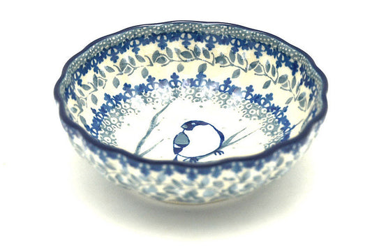 *CA Polish Pottery small scalloped bowl- 023-U4830
