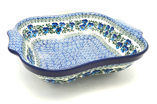 *CA Polish Pottery Square Baker With Handles-425-2273X