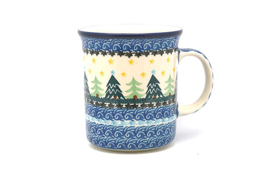 *CA Polish Pottery Straight Sided Mug-B13-1284X
