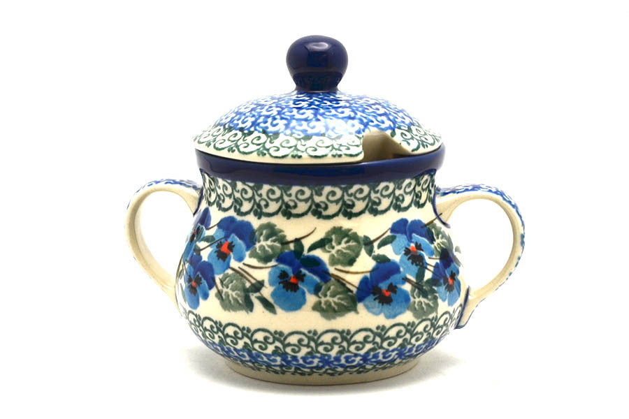 *CA Polish Pottery Sugar Bowl - 035-2273
