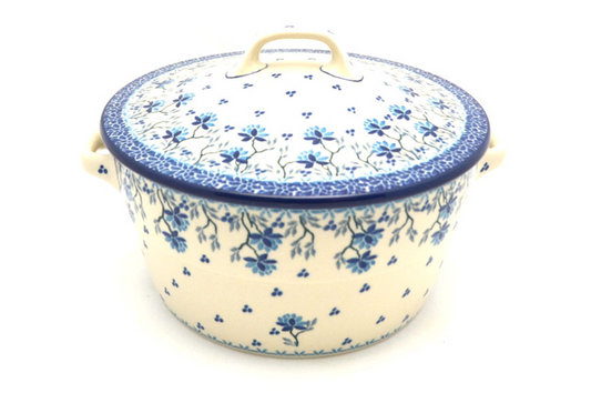 *CA Polish Pottery Baker - Round Covered Casserole - 278-2524