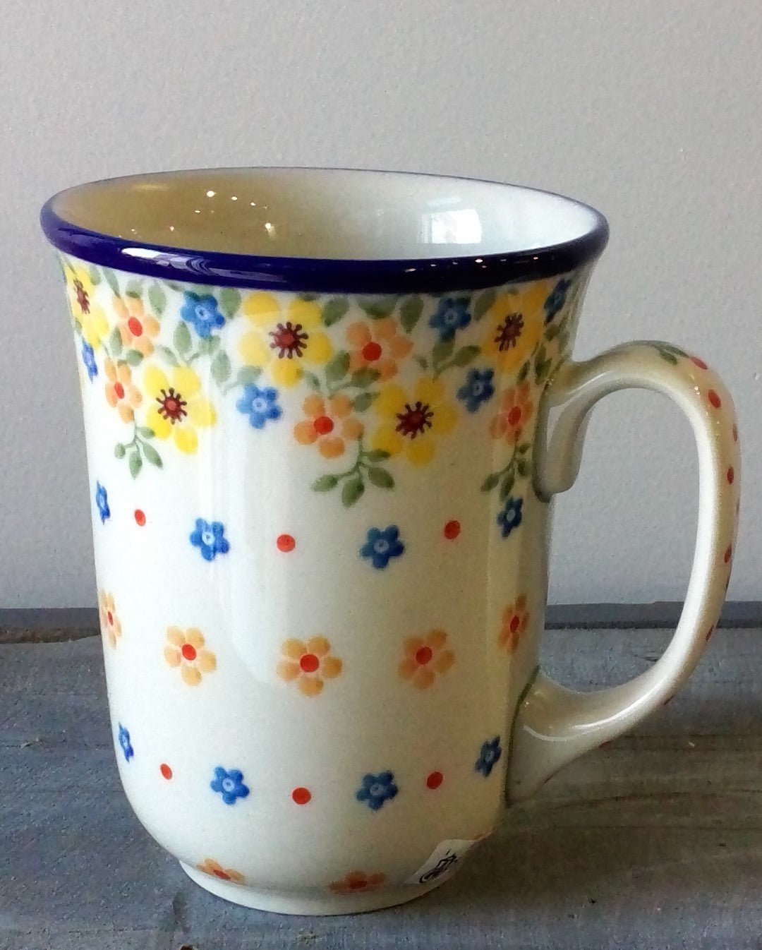 *CA Polish Pottery Polish 16 oz. Bistro Mug- 812-2225X