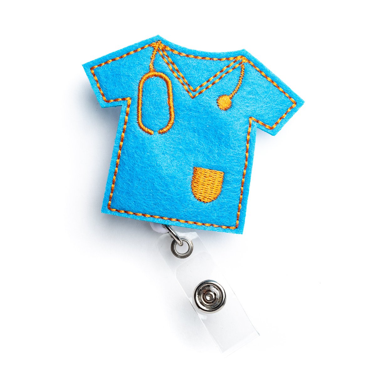 Nurseology Badge Holder Scrub Top