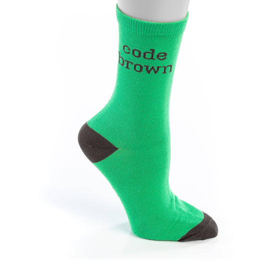 Nurseology Socks "Code Brown" Unisex Nurse